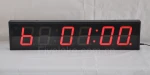 Digital countdown led clocks/ electronic LED digital clock/digital led counter with milliseconds