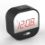 Import Direct manufacturer LED mirror digital alarm clock with twin bells alarm from China