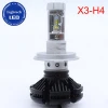 DIY Color Car Accessories x3 6000lm led headlight H11 H8 H7 H4 9005 9006 Auto Led Headlight With Fanless For Motorcycles