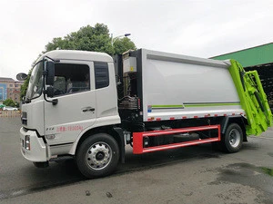 Dongfeng 4x2 160hp 10m3 garbage truck 10 tons china euro 5