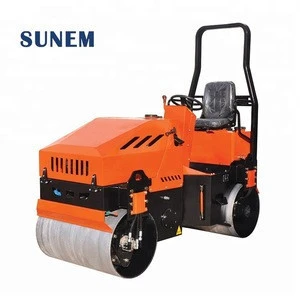 Double drum full hydraulic 2ton road roller compactor
