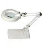 Double lens different sizes of industrial magnifying glass with light