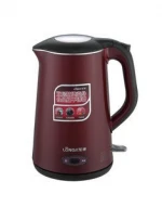 Double wall PTC Insulation Elaectric Boiler Hot Sale 1.5L cordless Fast Boil Water electric plastic jug kettle household applian