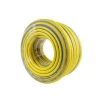 Double Yellow PVC Plastic Flexible Garden Water Hose Pipe For Car Washing