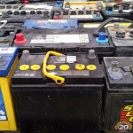 Drained Car Battery Scrap