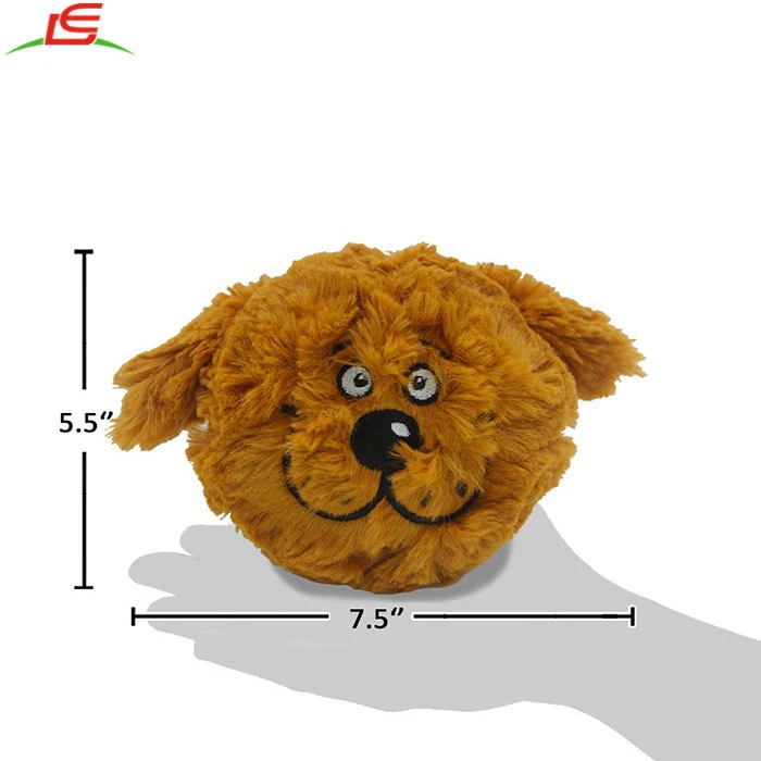 Drazy Bouncer Electronic motion Pet Toy Interactive Plush Squeaky Dog Toys