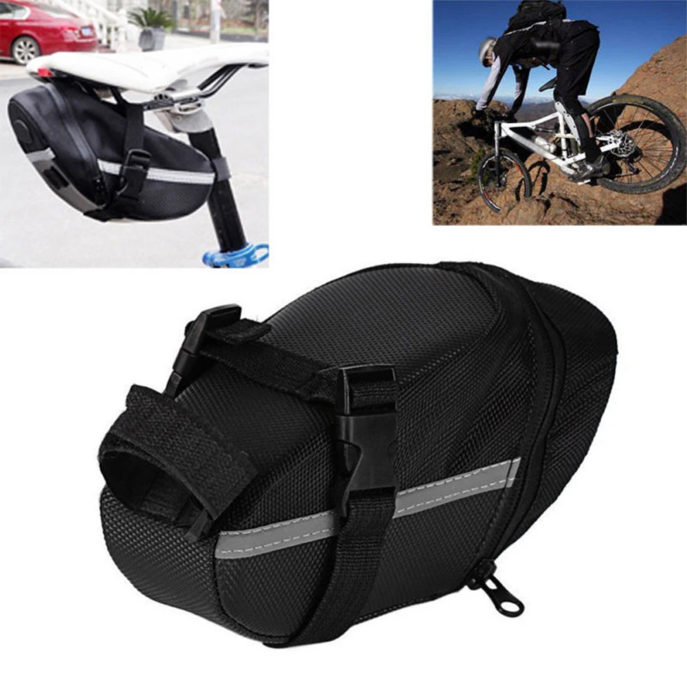 Dropshipping Outdoor Waterproof Bicycle Tail Bag Cycling Bike Back Seat Oxford Cloth Saddle Bag For BikeTail Backpack