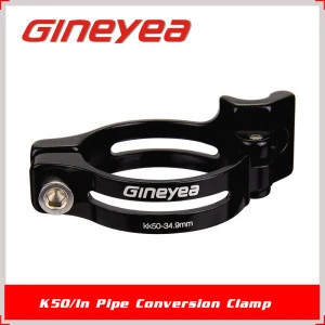 Duability Double Road Bicycle Front Derailleur Clamp Seat post clamp 31.8/34.9mm Gingyea K50