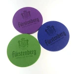 Durable felt cup coaster coffee mat tea pad popular round 10cm or custom size