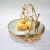 Import Durable set dessert sweet high tea display metal gold mirror luxury decorating wedding cake stand for party from China