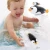 Import DWI Battery operated animal water Plastic Toy Bathtub swimming pool penguin baby toy electric kids bath toy from China