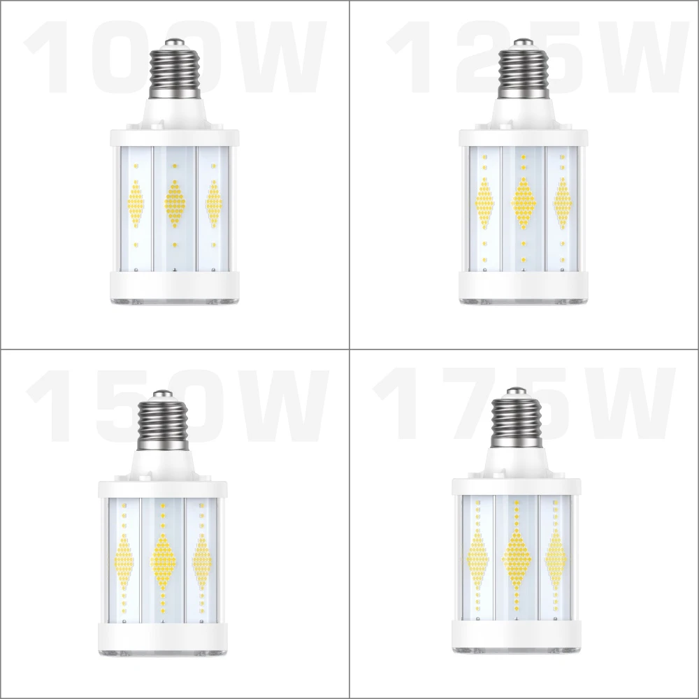 E40 100W 150W Retrofit Garden Corn Light E40 LED Street Lamp for 250W 400W 1000W 1500W Halogen HPS Metal Halide Lamp replacement