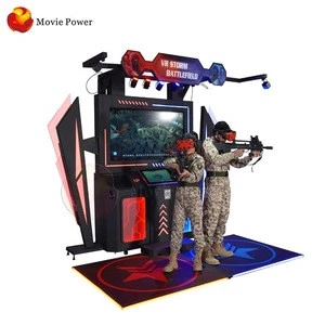 Earn Money Product 9D VR Multiplayer Shooting Games Interactive Amusement in Amusement Park and Mall