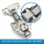 Import Easy install 35mm cup 3D adjustable hydraulic cabinet furniture hinge from China