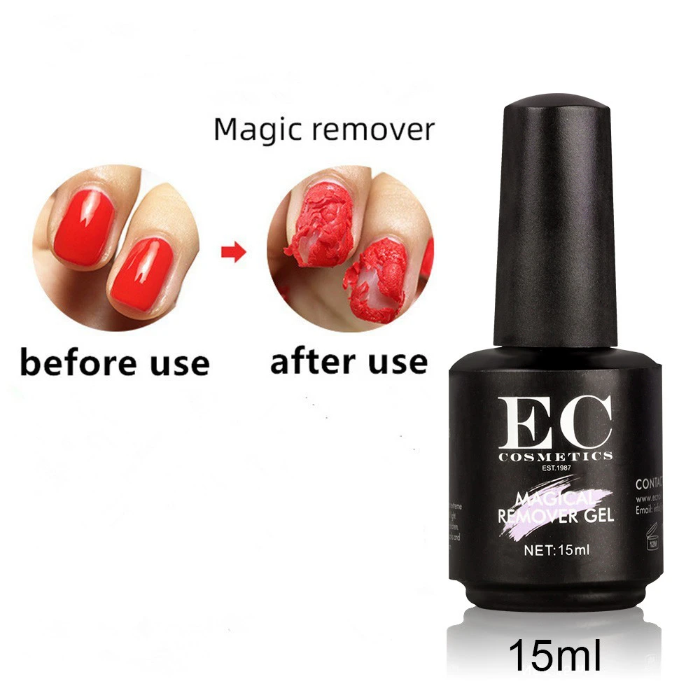 EC easy remove kids non toxic organic eco-friendly healthy nail art paint varnish soak off gel nail polish remover supplier