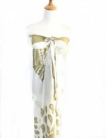 Eco Friendly 100% Rayon beach sarong pareo beachwear swimwear beach towel pareo