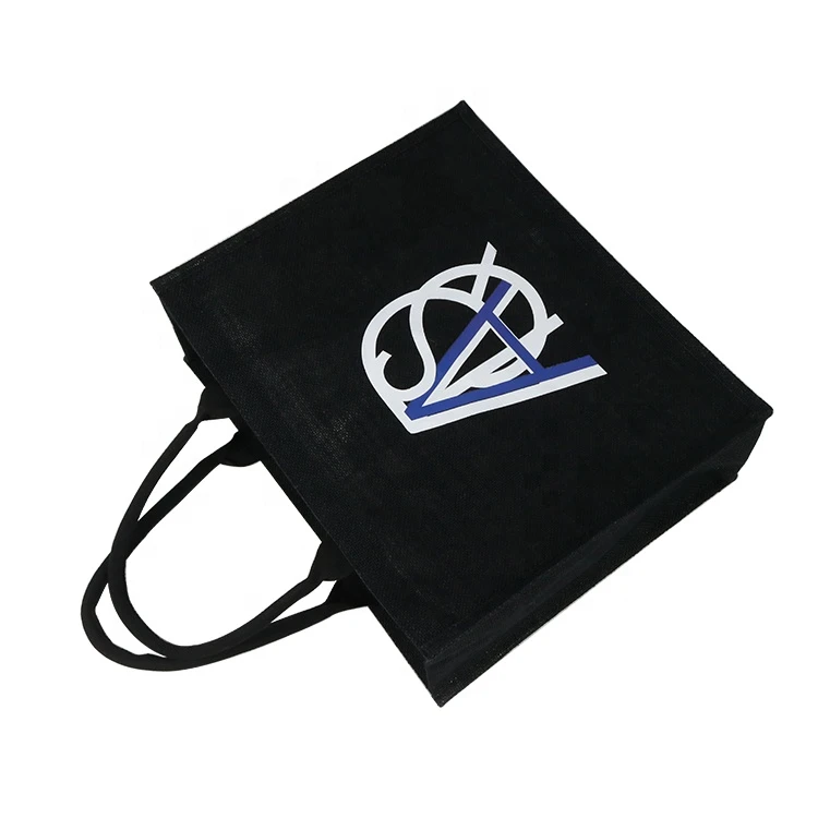 Eco Friendly Reusable Custom Tote Burlap Jute Bag With Your Logo Wholesale Price