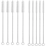 Eco Metal Straw Stainless steel Cleaning Brush  Bar Accessories