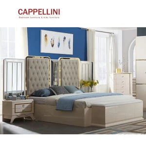 Economical Modern Furniture Apartment Bed Room Furnitures Bedroom Set Home Furniture Sets