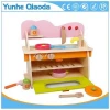 Educational toy kids kitchen play game set wooden cook toys