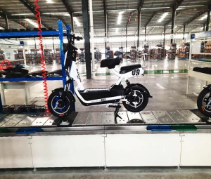 Electric bicycle scooter assembly production line