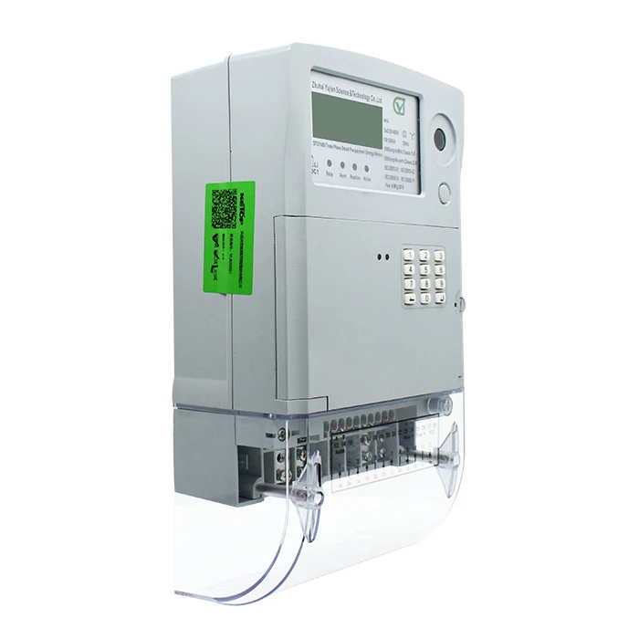 Electric multifunction power meter digital panel electricity meter three phase four wires prepaid meter