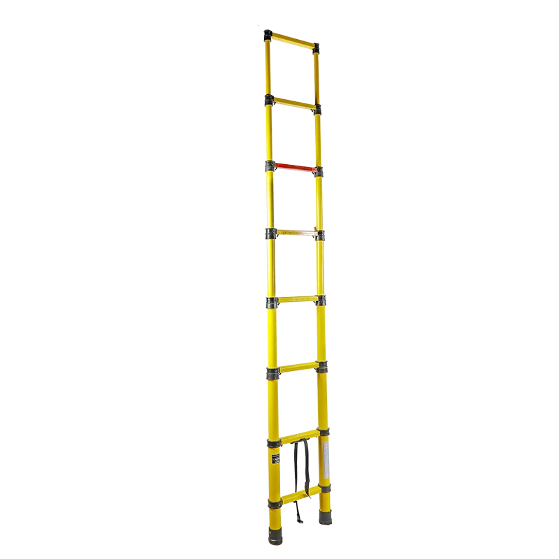 Electric Power Extension Insulation Fiberglass Ladder for Line Construction for outdoor electric power