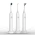 Electric Toothbrush Clean as Dentist Rechargeable Sonic Toothbrush with Smart Timer 5 Hours Charge Minimum 35 Days Use 5 Options