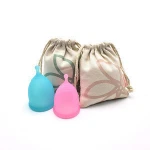 Environmental Protection Health Menstrual Cup Cotton Canvas Bag