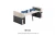 Import Ergonomic Office 2 People Computer Workstation Desk With Storage from China