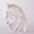 Import Europe resin crafts modern creative Transparent Horse head ornaments Home Decoration Animal resin crafts from China