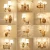 Import European style indoor crystal stair led wall lights from China