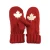 Import F031 Acrylic wool mitten with embroidered custom logo for winter season from China