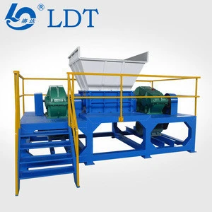 Factory cost effective double shaft metal shredder for sale industrial small metal shredder plastic crushing machines for sale