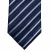 Import Factory custom dark blue sky-blue striped polyester tie from China