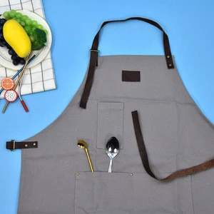 Factory customize reusable canvas apron for kitchen