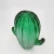 Import Factory direct sale home decoration desktop display artwork green art glass cactus crafts statue from China