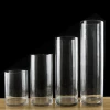 Factory Direct Transparent Cylinder Shape Wedding Glass Vases Wholesale