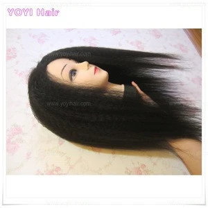 Factory directly sell thin skin full cap wig ,best Virgin Afro for black women