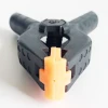 Factory hot sale buy 2" 3" 4" 6" 8"nylon insulator clips black plastic alligator clip