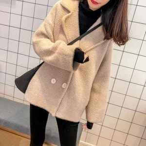 Factory Outlet 2019 New Arrivals High-grade Fashion Winter Imitated Mink Cashmere Women Coats