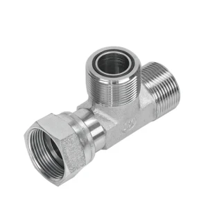 Factory price Hydraulic fittings CF seal-lok swivel tee fittings carbon steel hydraulic tee fitting for hydraulic system