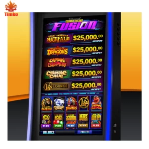 Factory price Luxury Red  Buffalo Fusion 4 Jackpot Skilled Game Slot Machine Game online game play