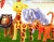 Import Factory pvc Inflatable Giraffe Animal children toy from China