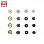 Factory Shoes Garment Accessories Clip Buckles Belts Snap Button Round Wholesale Metal Nickel-free Not Support BRASS 4 Part New