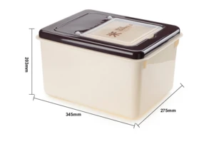 Factory supply cheap plastic kitchen rice storage food containers box