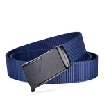 Factory Wholesale Braided Stretch Belts for Men and Women PU Leather Elastic Fabric Woven Webbing Belt