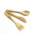 Factory Wholesale Reusable Wooden Bamboo Travel Cutlery Set/Flatware Set