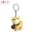Import Famous brand cute animal dog shape pvc pu metal 3d key chain with ring from China