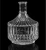 Import fancy design flat round glass bottles for brandy  750ml from China